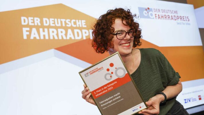 Der deutsche Fahrradpreis 2023 - Zweiter Platz Kategorie Fahrrad Infrastruktur